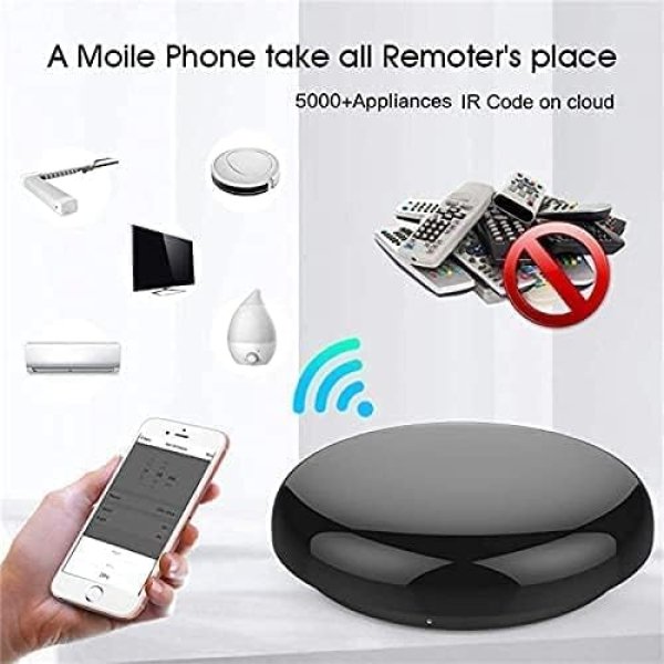 UanTii Wifi IR Remote Controller Tuya Smart Infrared Universal Remote Controller for Air Condition Fan TV Amazon App Recomtrol Control Alexa Google Home Siri Voice Control - Image 6