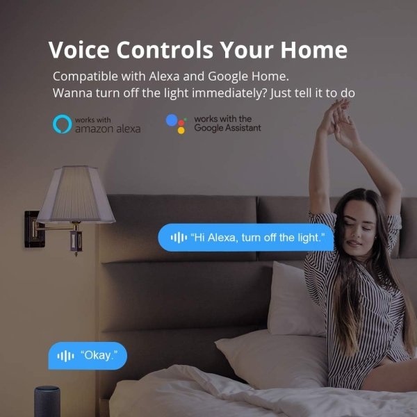 SONOFF 4CHR3 4 Channel WiFi Smart Switch, Smart Switch Works with Alexa, Google Home, Inching Self-Locking Interlock, Time Function - Image 3