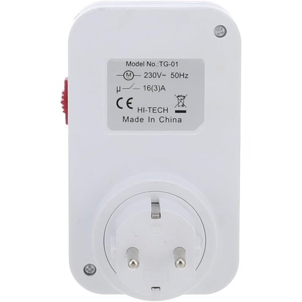 24 hours indoor earthed Timer - white - Image 3