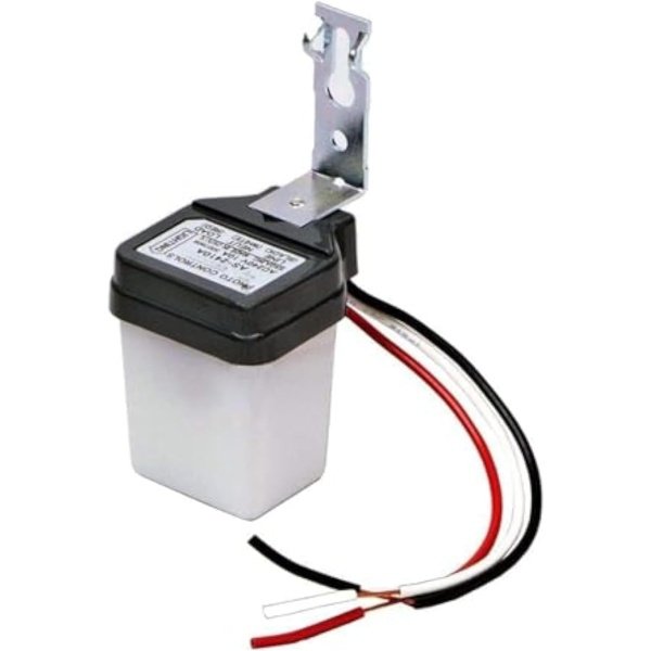 Photocell Auto Street Light (220V/10A, White)