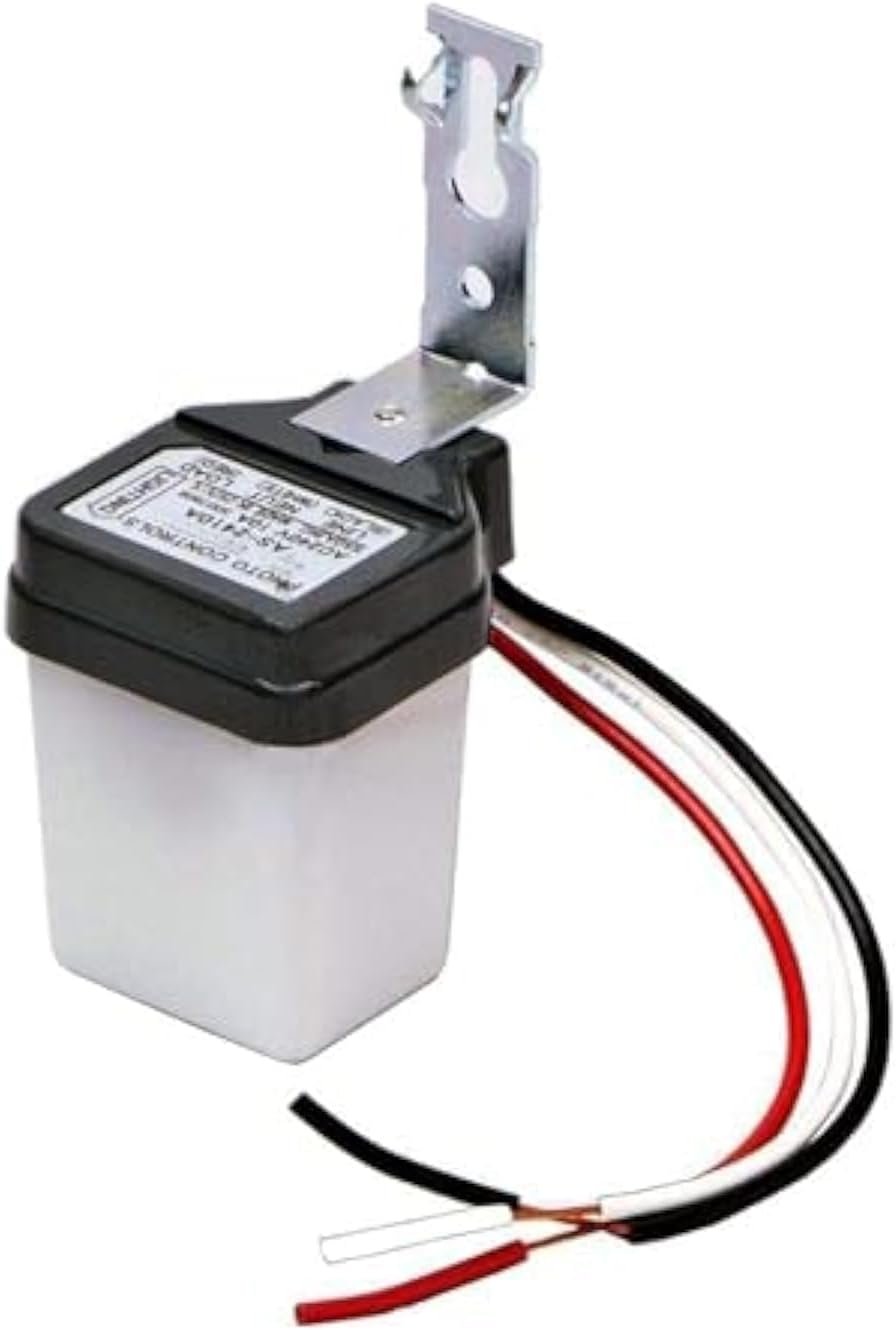 Photocell Auto Street Light (220V/10A, White)