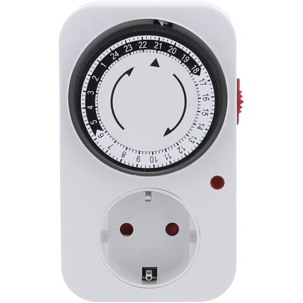 24 hours indoor earthed Timer - white - Image 2