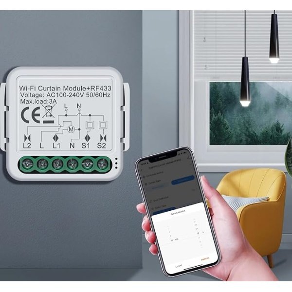 Wifi Control Part in Shutter with RF Remote - Image 5