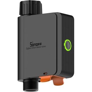 SONOFF SWV-BSP Zigbee Smart Hose Timer for Outdoor Watering, Easy Faucet Install, Automate Water & Sprinkler Schedules for Lawn, Garden & Yard Care. Works with Alexa & Google Home