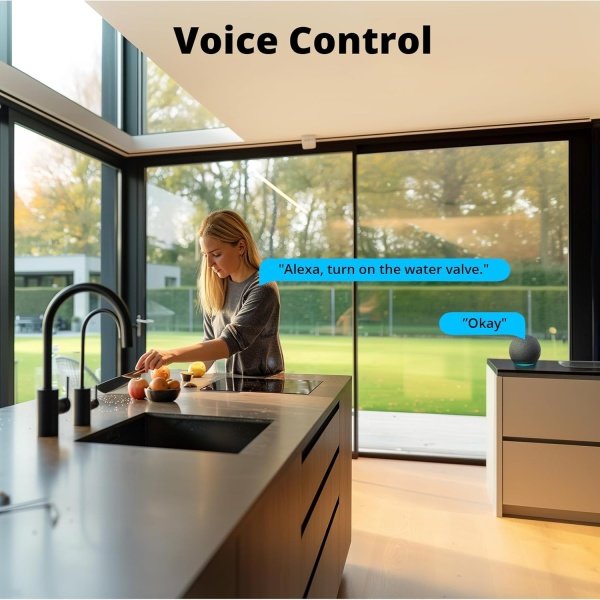 SONOFF SWV-BSP Zigbee Smart Hose Timer for Outdoor Watering, Easy Faucet Install, Automate Water & Sprinkler Schedules for Lawn, Garden & Yard Care. Works with Alexa & Google Home - Image 4