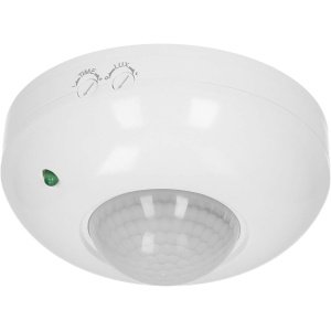Motion Sensor 360 ° 10-1200 W Ceiling Installation Infrared Flush-Mounted white 207 (white)